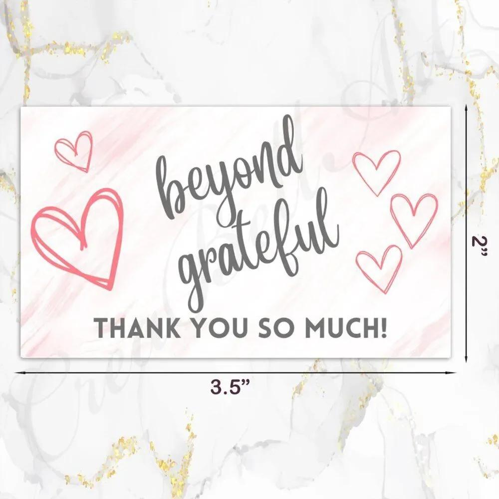 60 Thank You Cards | beyond Grateful 3.5